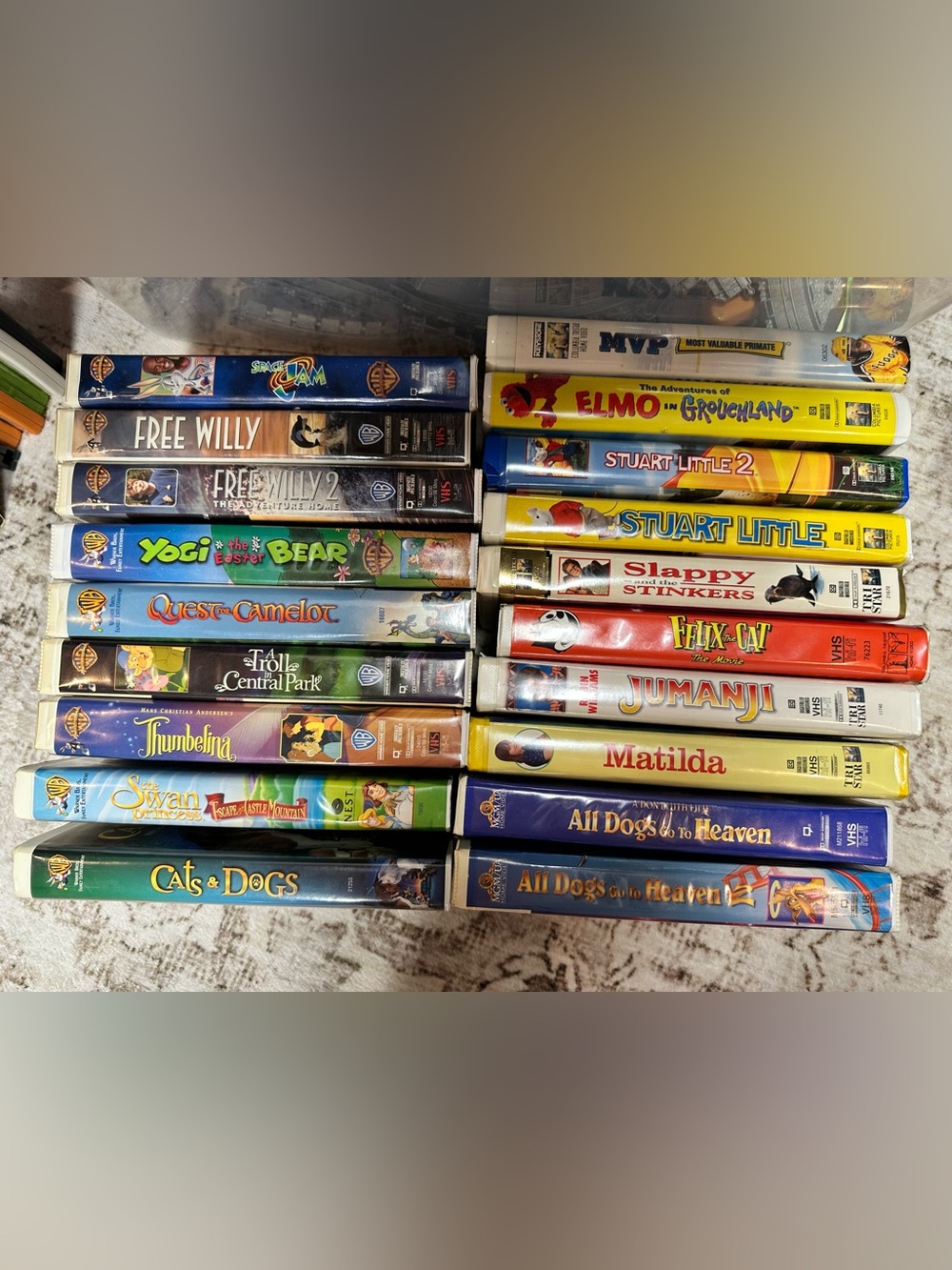 Coming SOON! Vintage 90’s VHS Family/Kids Tapes